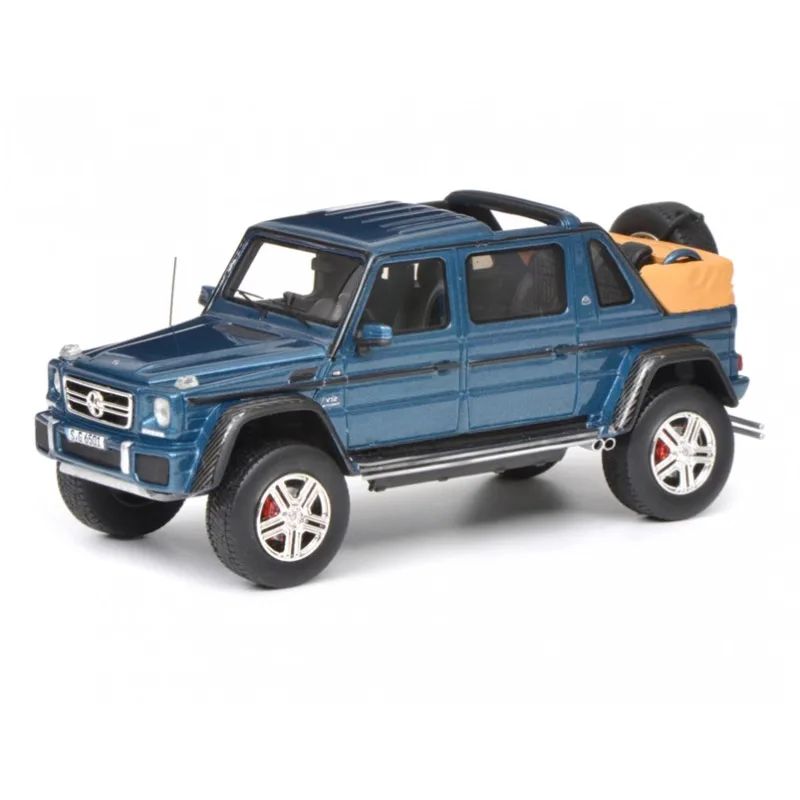 1:64 Scale Maybach G650 W463 Convertible Pickup Off-road Simulation Resin Car Model Static Display Collectible Toy Gift Souvenir