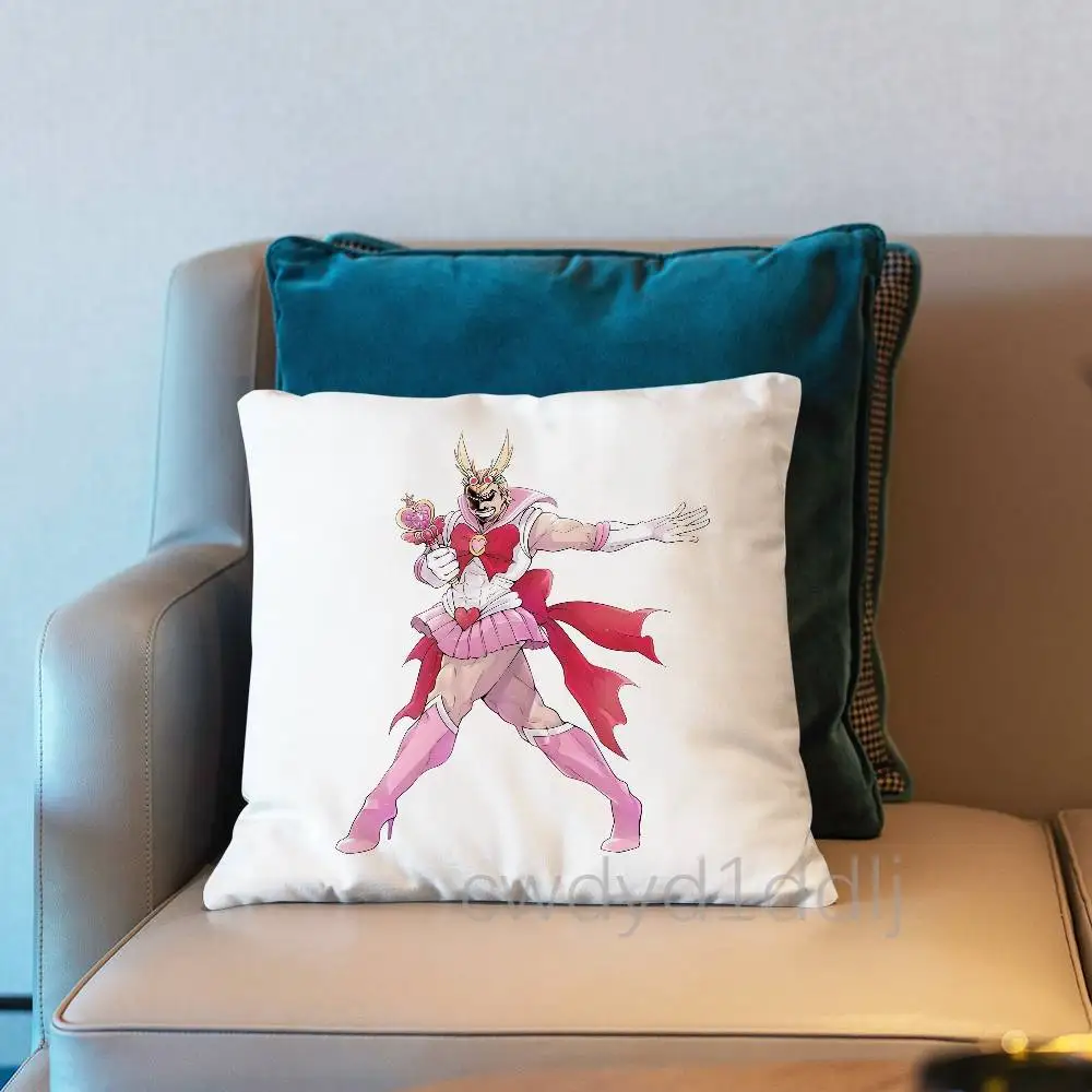 Hero A-All Might A-Academia Pillow Case Cover Square Sofa With For Pattern Comfortable Cushion suitable Of Room 4