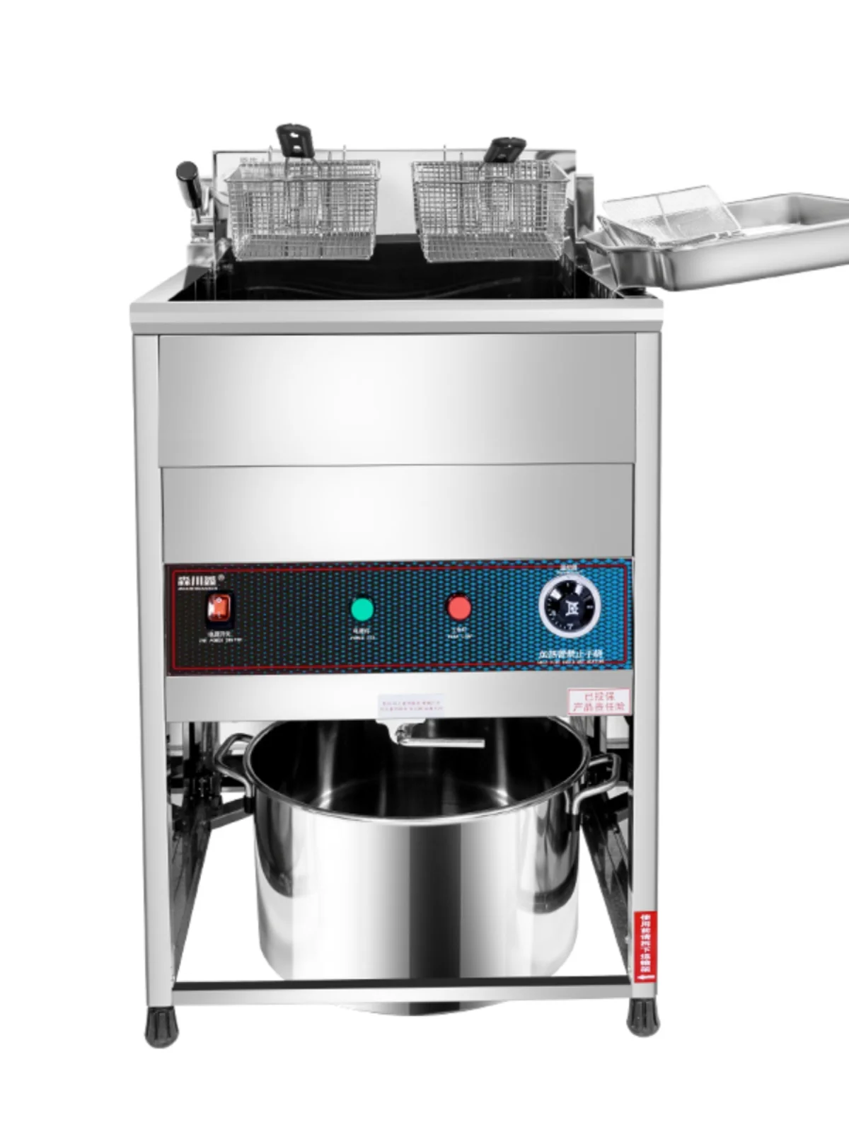 Vertical commercial fryer  intelligent  stall constant temperature gas machine