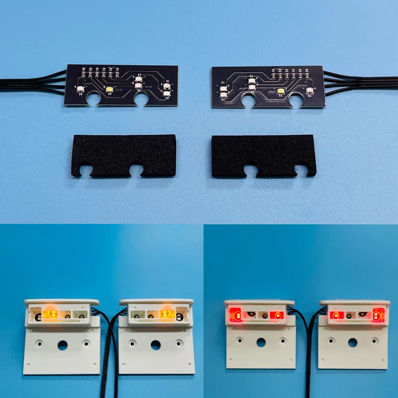 

LED Taillight PCB Integrated Board Light for 1/14 Tamiya RC Dump Truck Volvo FH16XL 750 4X2 56375 Toys Car Parts