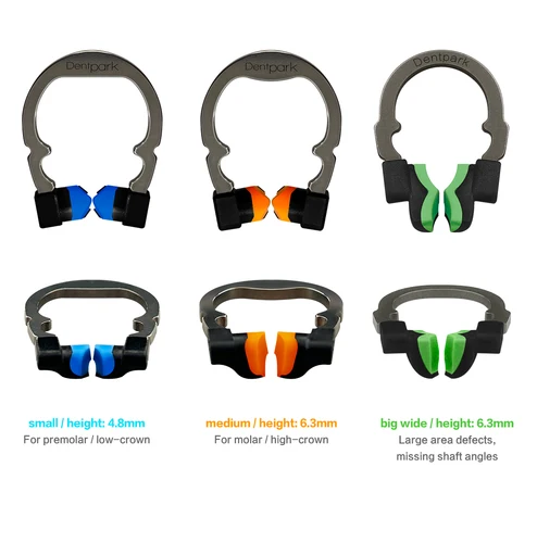 Imagen 2 del producto Dentpark/sistema de matriz seccional Dental, anillos de abrazadera, bandas, matrices para herramientas de odontología de restauración de resina compuesta Clase II