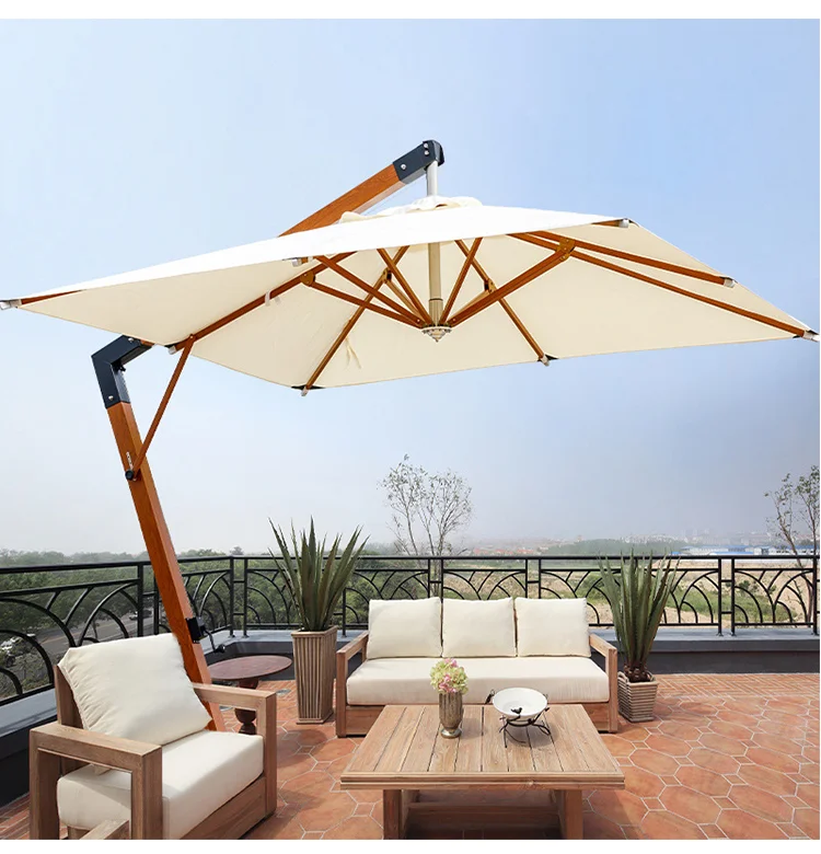 Parasol ogrodowy, parasol rzymski, parasol do kawiarni, parasol ogrodowy na zewnątrz, duży parasol przeciwsłoneczny na podwórko