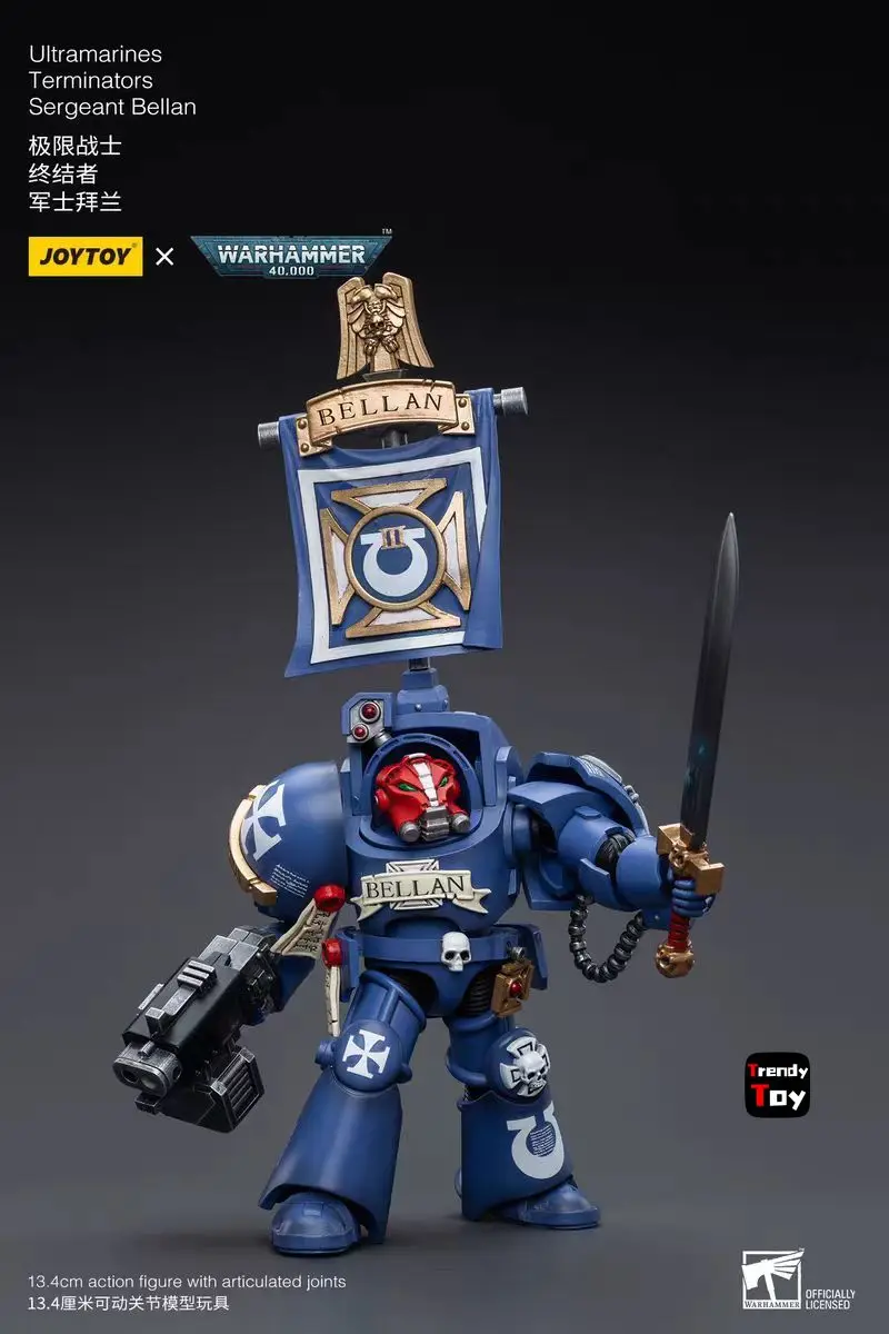 【JOYTOY】Warhammer 40K Ultramarines Terminors 6 pièces 1/18 modèle de figurine d'action