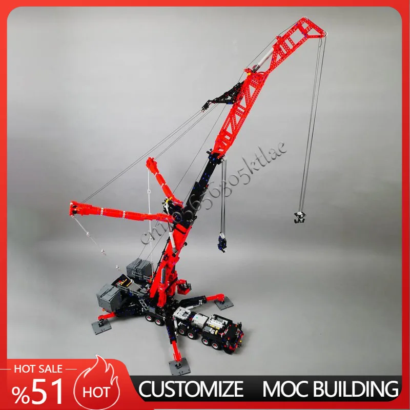 

6304 PCS City Engineering Island Series Mobile Crane Building Block Technology Assembly Model Technology Brick Children Toy Gift