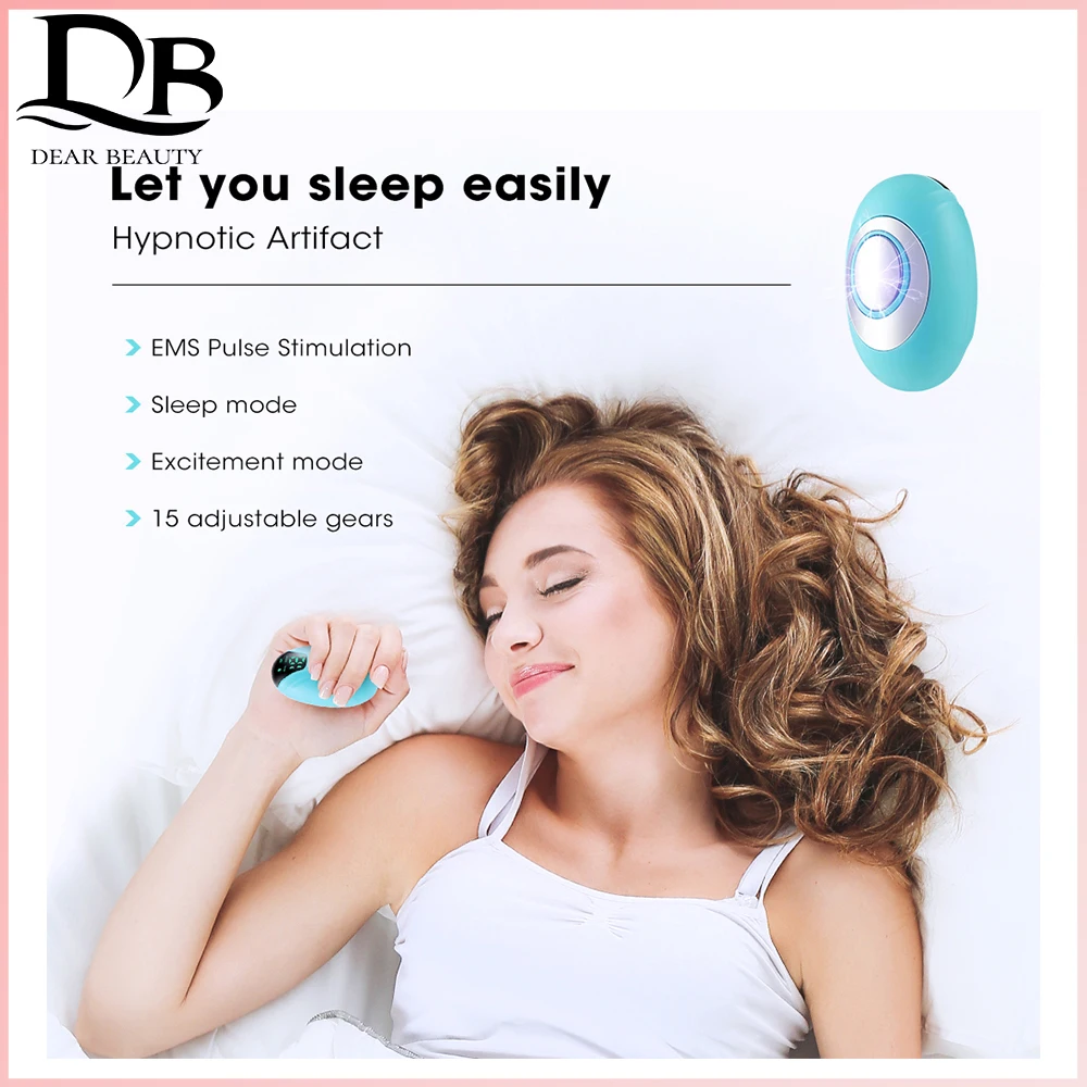 

Sleep Aid Handheld Sleep Device Mini Portable Artifact Hypnosis Machine Smart Sleeper EMS Pulse Stimulation Massage Tool Device