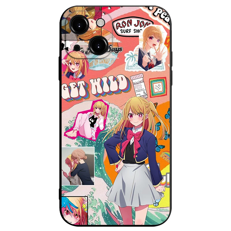 Oshi no Ko Ai  Aqua Ruby Hoshino Kana Arima Akane Kurokawa Phone Case For iPhone 14 13 12 11 Pro Max Mini XS X XR SE3 2 7 8 Plus