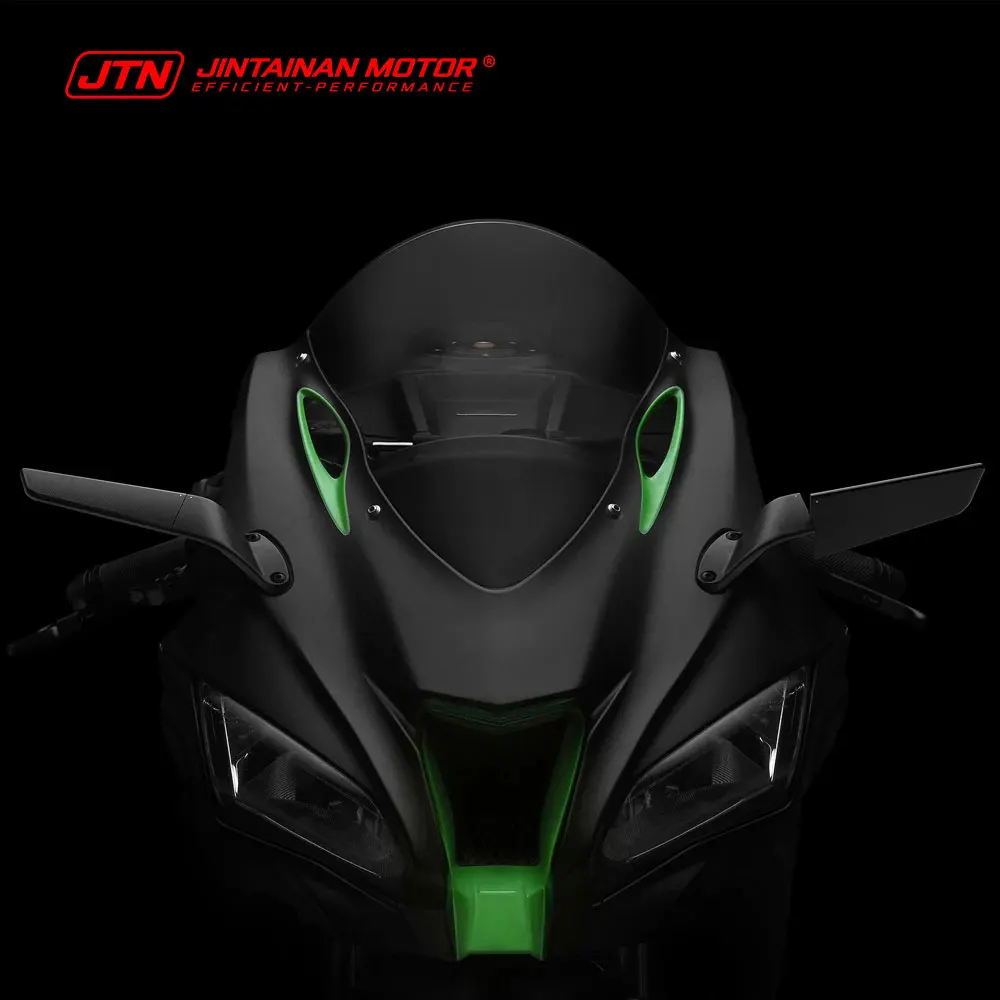 JTN Ninja ZX10R ZX10RR Stealth Winglets Mirror Motorcycle To Rotate Adjustable Rearview Kits For KAWASAKI Ninja ZX-10R 2021-2026
