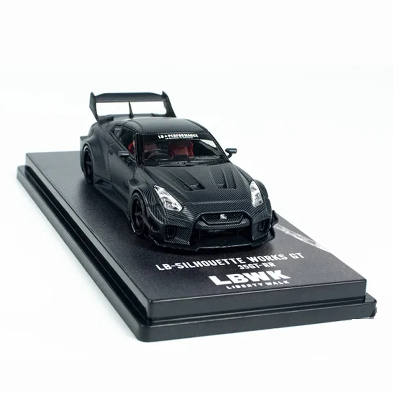 INNO 1:64 GTR R35 LBWK SUPER SILHOUETTE 35GT-RR Full Carbon Alloy Diecast Model Car  Collection Display Gift In Stock