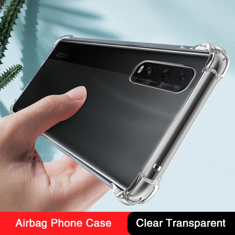 

Transparent Phone Case for OPPO Find X2 Pro Lite Neo Funda Thin Silicone Coque FindX2 X2Pro X2Lite X2Neo Airbag Shockproof Cover