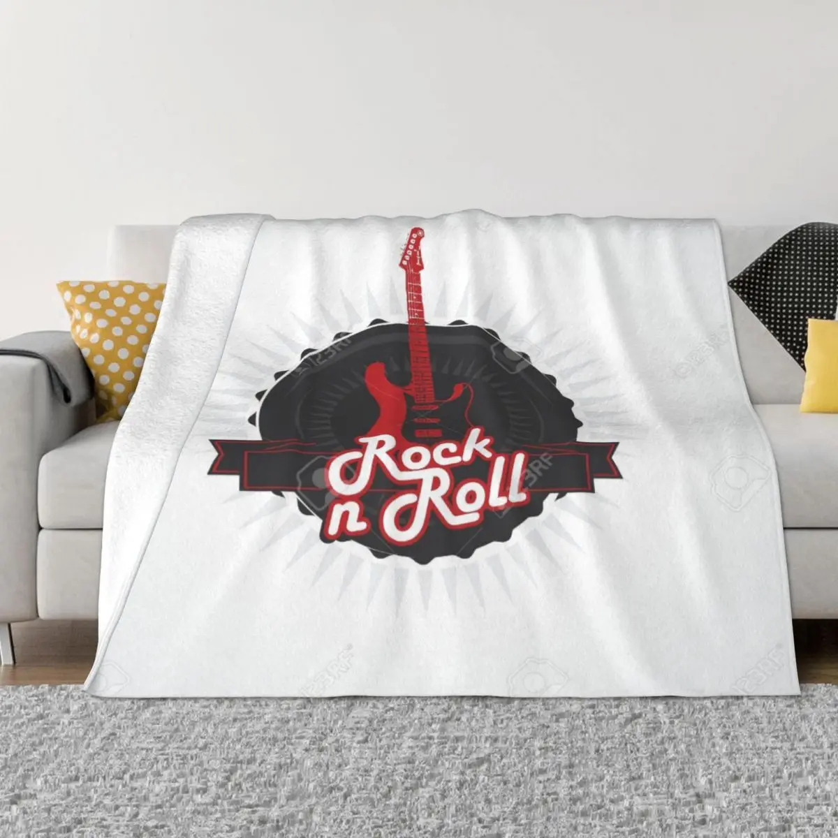 Rock N Roll 2122 Plush Knee Blanket Blankets And Throws Throw Blanket