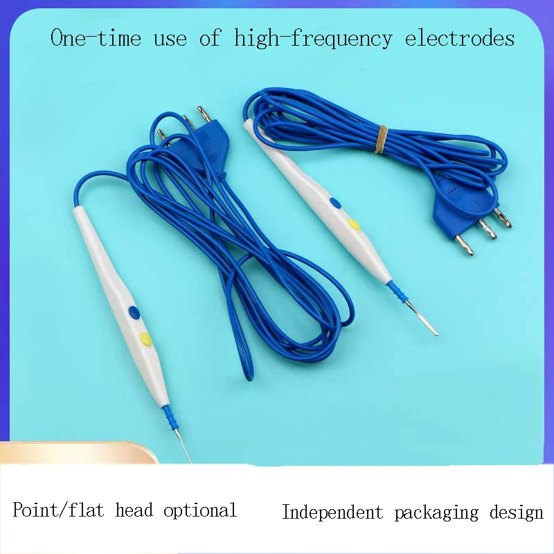 Medical high frequency electrode disposable ophthalmic oral medical electrocoagulation knife hemostat