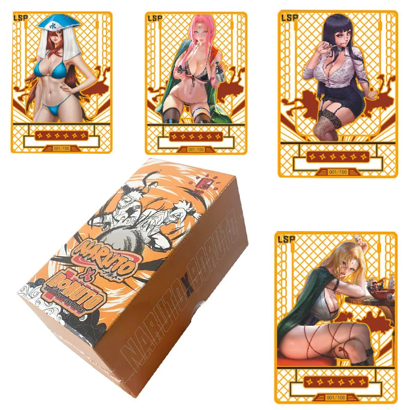 

New Naruto Cards Full Set Combination CP SSP Naruto Sasuke SP Tsunade Cartoon Anime Limited Flash Card Kids Birthday Gift Toy