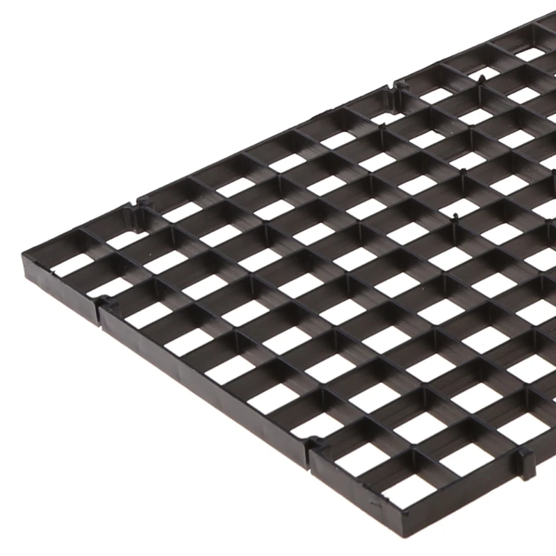 367A Aquarium Divider Tray Plastic Grid Aquarium Egg Crate Light Diffuser Fish for Tank Bottom Filter Plate 11.8x5.9 Inches