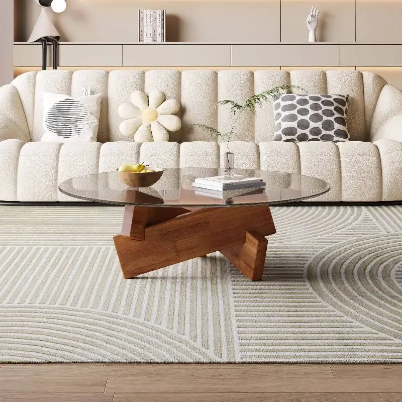 Mesas de centro modernas para sala de estar, mesas de centro redondas estéticas de primera calidad, muebles nórdicos Glam Tavolino Da Salotto para el hogar