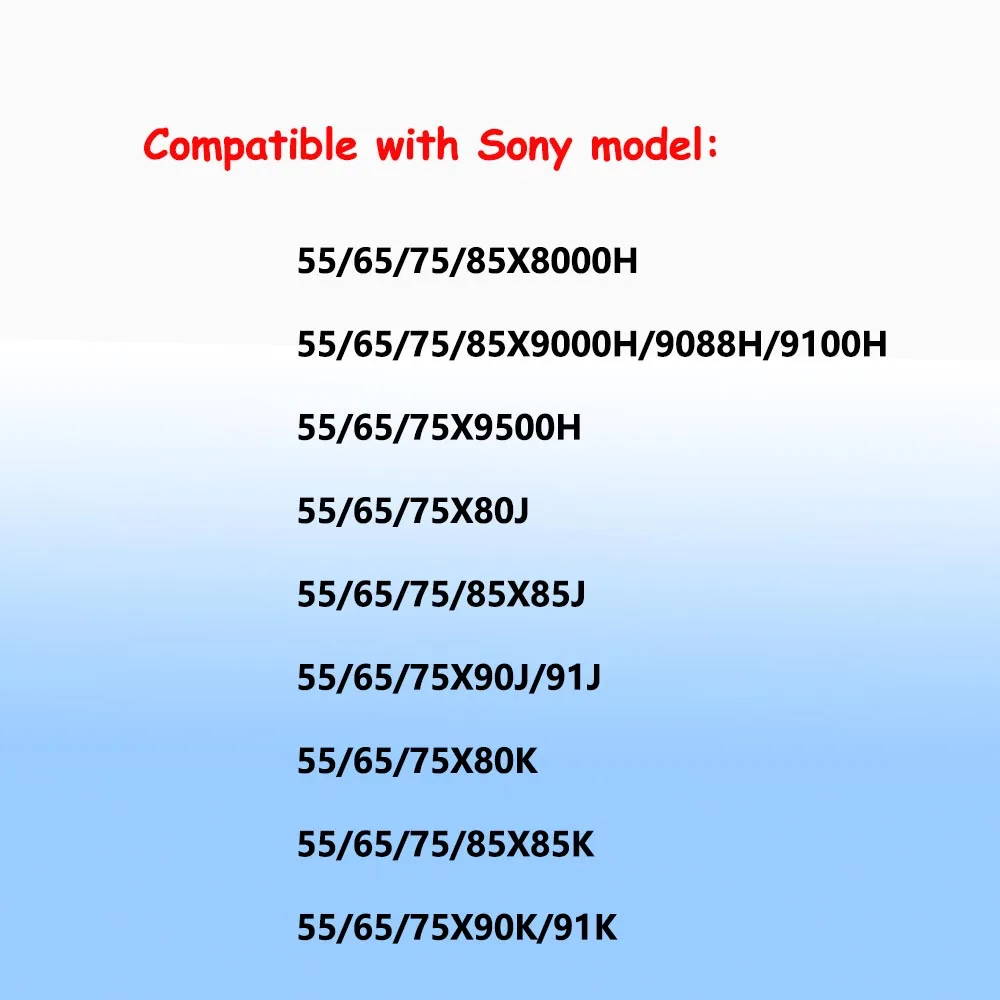 Compatible con Sony TV VESA tornillos espaciador adaptador reemplazar para Sony TV soporte montaje en pared accesorio 55/65/75/85X9000H/9088H/9100H