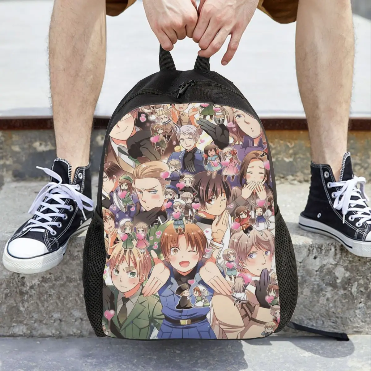 

Рюкзак Hetalia Group World Stars, вместительный рюкзак для детей, школьная сумка, сумки на плечо для мужчин и женщин