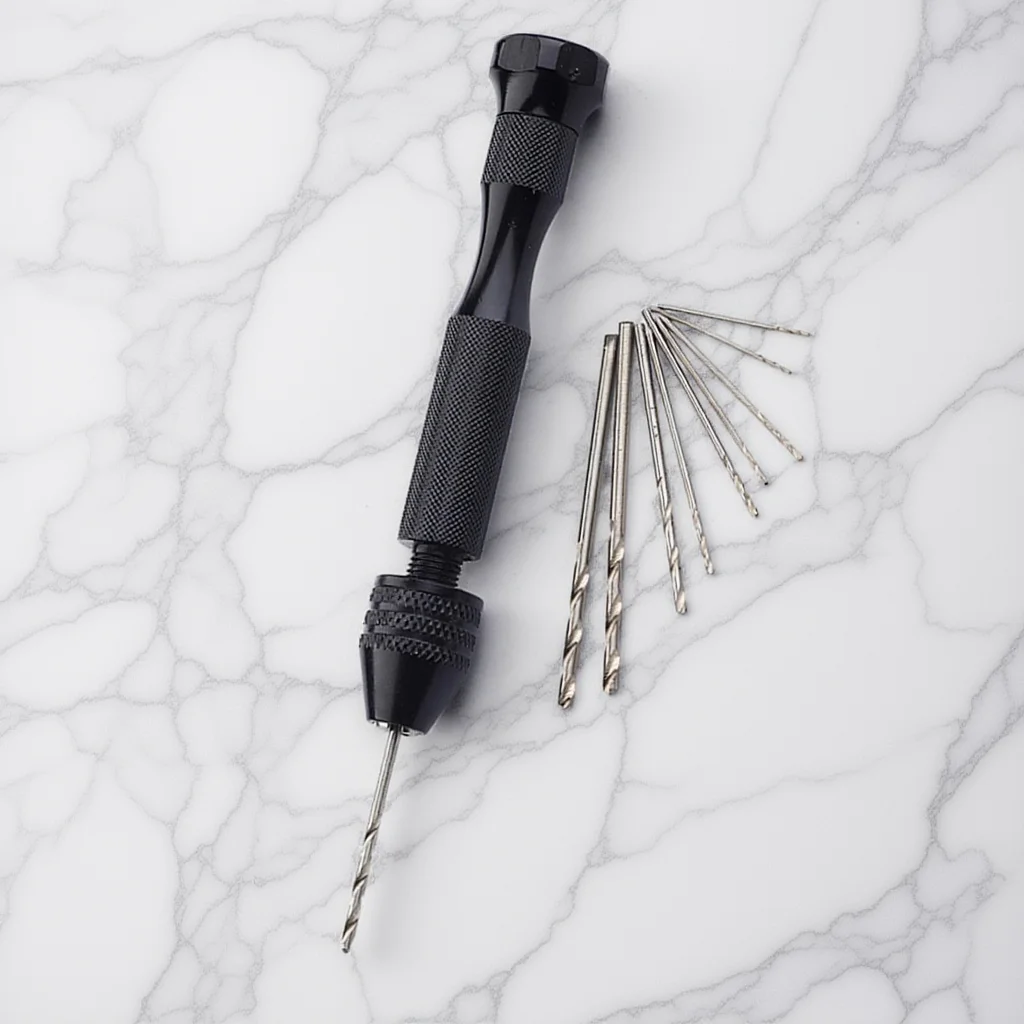 

10pc Manual Drilling Tool Set Adjustable Pin Vise Hand Drill For Wood Resin Jewelry Acrylic Plastic Pin Vice Drill