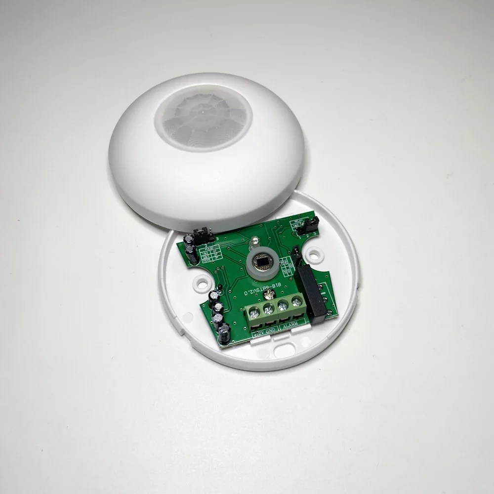 Indoor 360° Ceiling Infrared Detector NC/NO Dry Contact Signal Hotel Smart Lamp Control Switch Mini Wire PIR Motion Sensor
