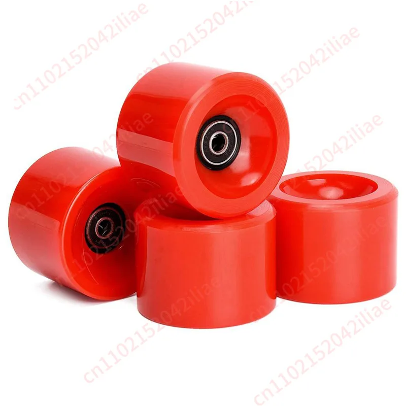 Four-wheel skateboard wheel Long board street brush wheel Large wheel 70x51mm with matching ABEC-9 bearing sleeve
