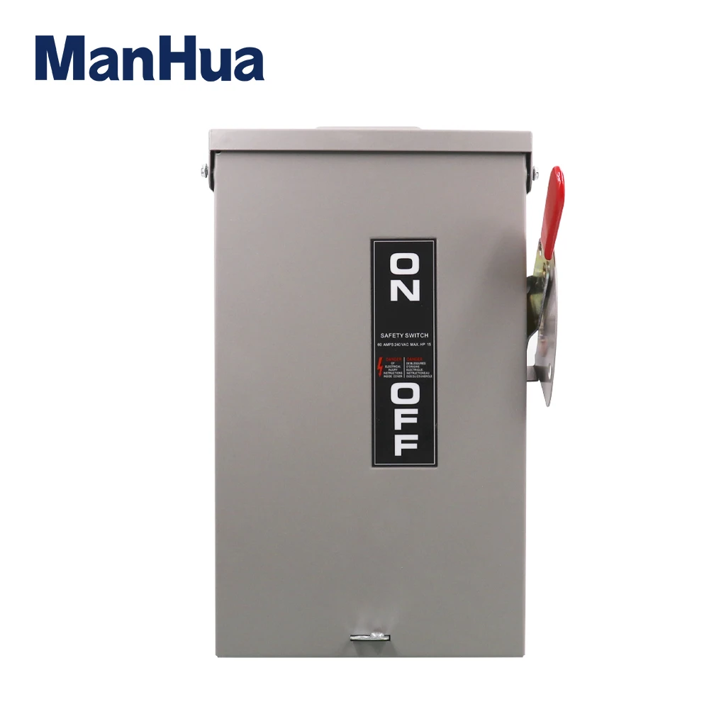 Interruptor de Segurança Manhua Mhs130t Fusível de Proteção Geral Fácil Instalação de Segurança do Painel de Disjuntor Interruptor on Off