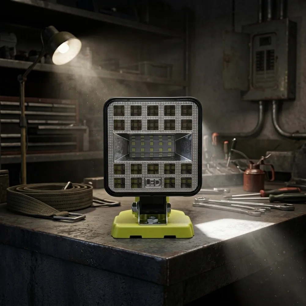 LED Lighting Lamp 18V 30W with Low Voltage Protection Function Suitable for Workshop Garage Field and Lighting Use