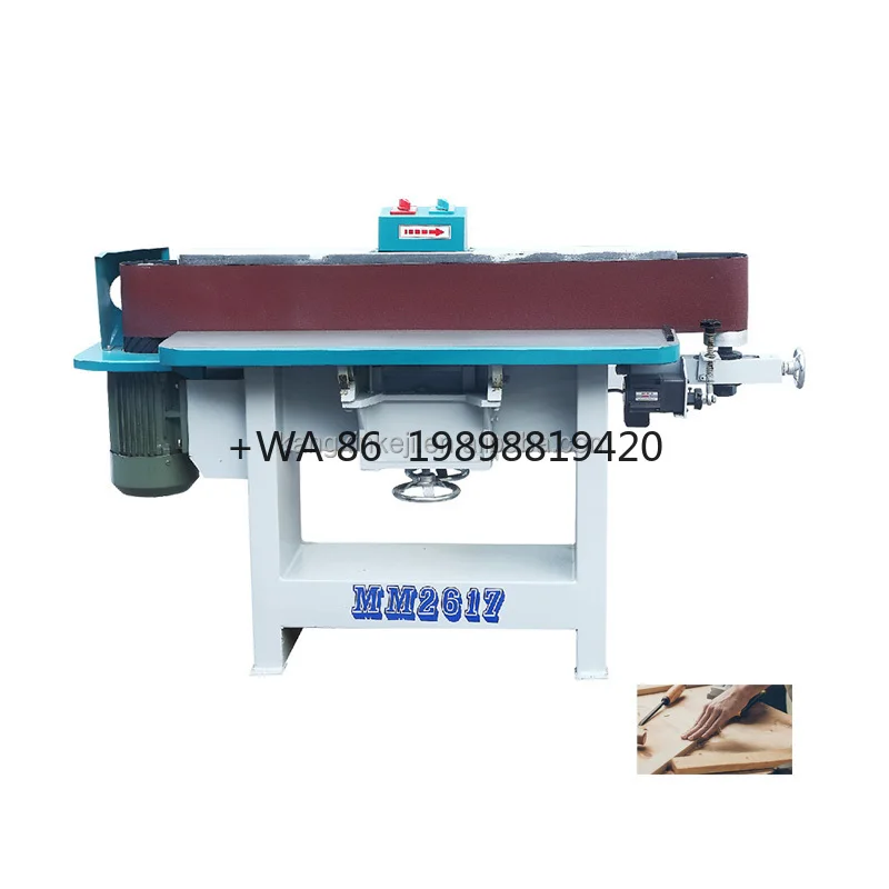 Oscillating Edge Wood Belt Sanding Machine For Solid Woodworking Vertical