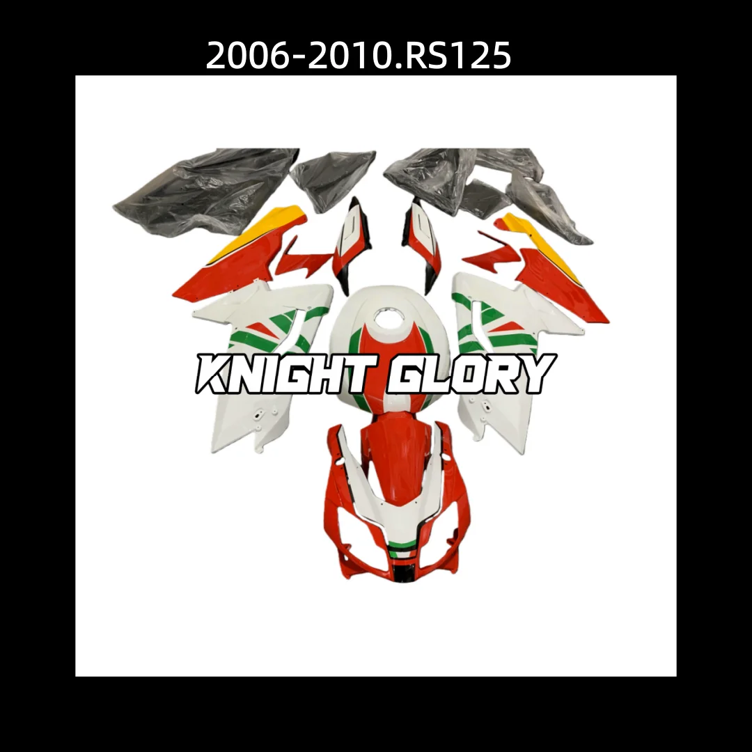 Motorcycle complete set parts, suitable for RS125 2006 2007 2008 2009 2010 2011 models. Body cover kit. bodyworkset