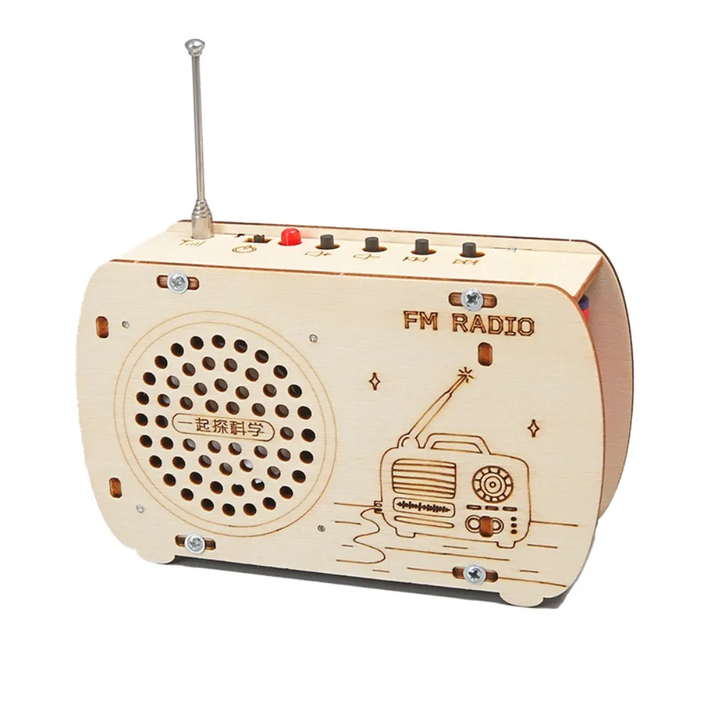 

Деревянный радиоприемник-конструктор: Механическая сборка, DIY-набор для творчества, интерактивная развивающая игрушка для практического обучения