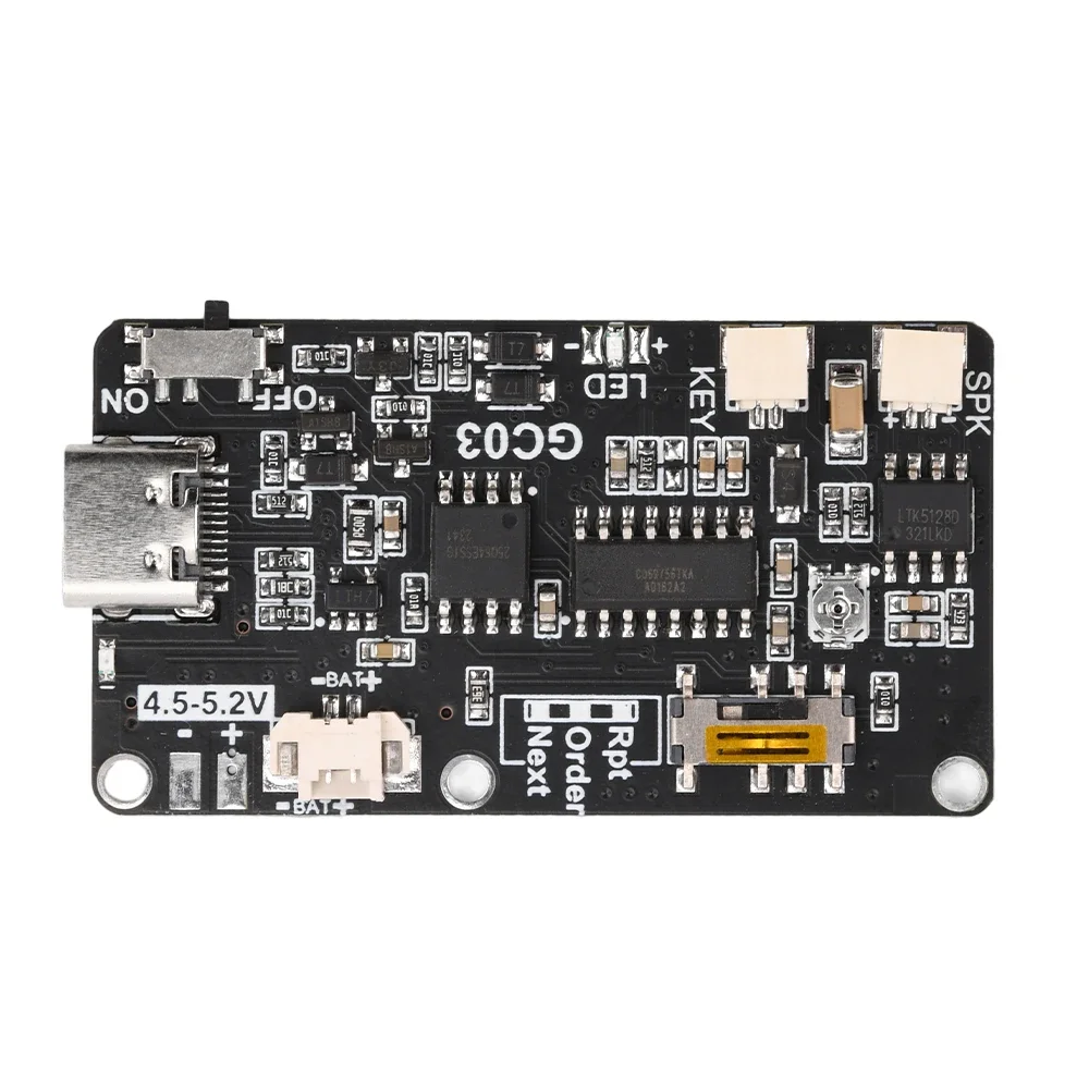 GC03 Magnetron Recording Card Movement Music Cover Wall Refrigerator Stickers Creative Gift Box Birthday Card MP3 Download Voice