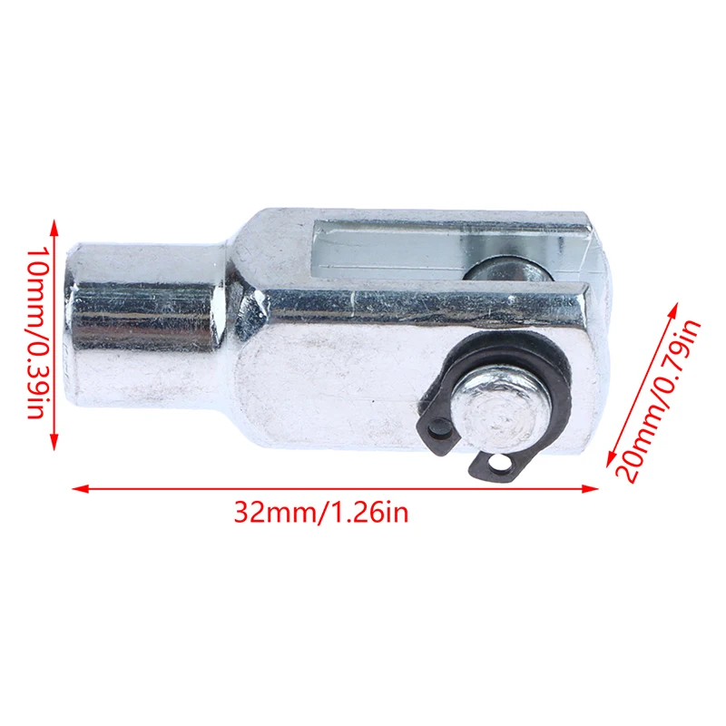 Hot Sale Metal Y-16 M6*1 Thread Pneumatic Cylinder Rod Piston Clevis Y Joint For 16mm Bore Mechanical Hardware