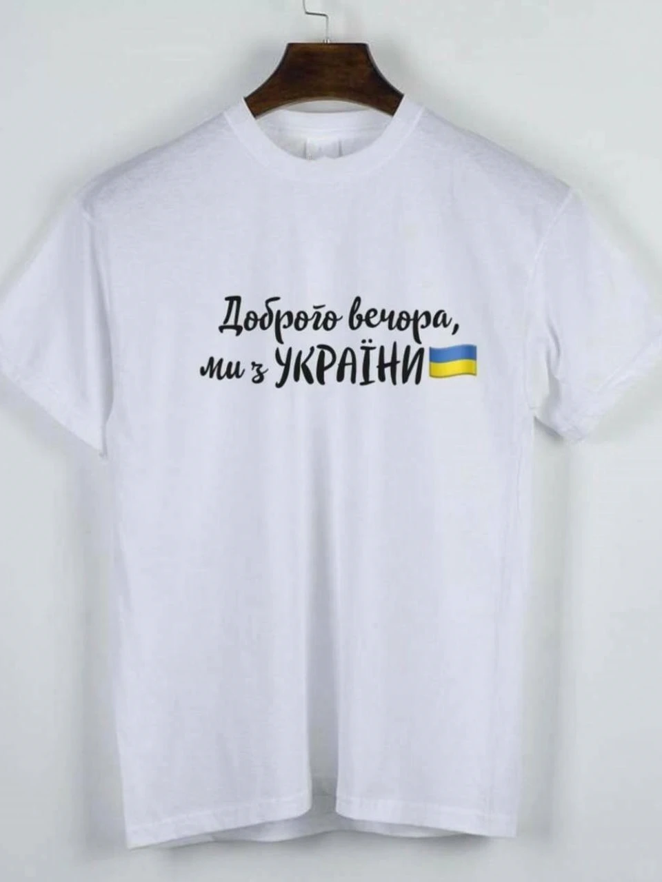 New T-shirt  Ukraine Flag Logo Shirt Trident Tryzub Tee Men\'s 100% Cotton Casual T-shirts Loose Top Size S-3XL