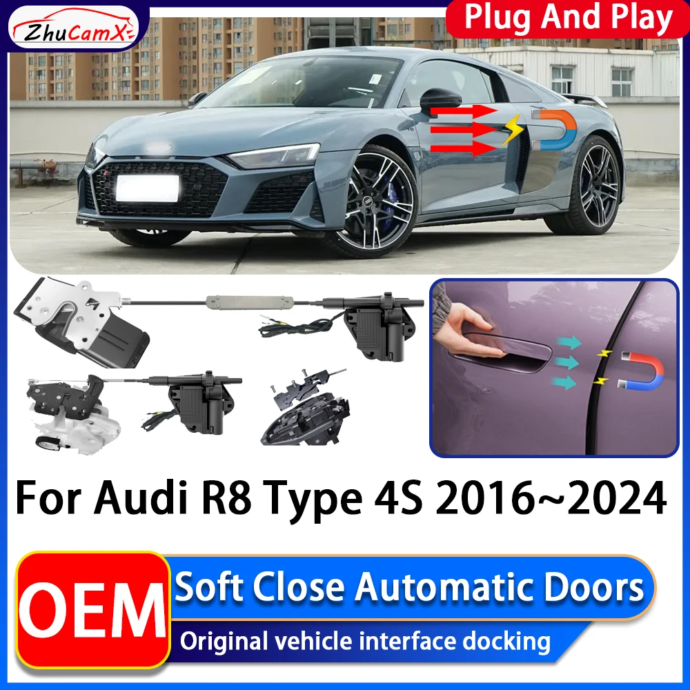 

ZhuCamX OEM Electric Suction Power Soft Close Car Door Automatic Door Closing System For Audi R8 Type 4S 2016~2024
