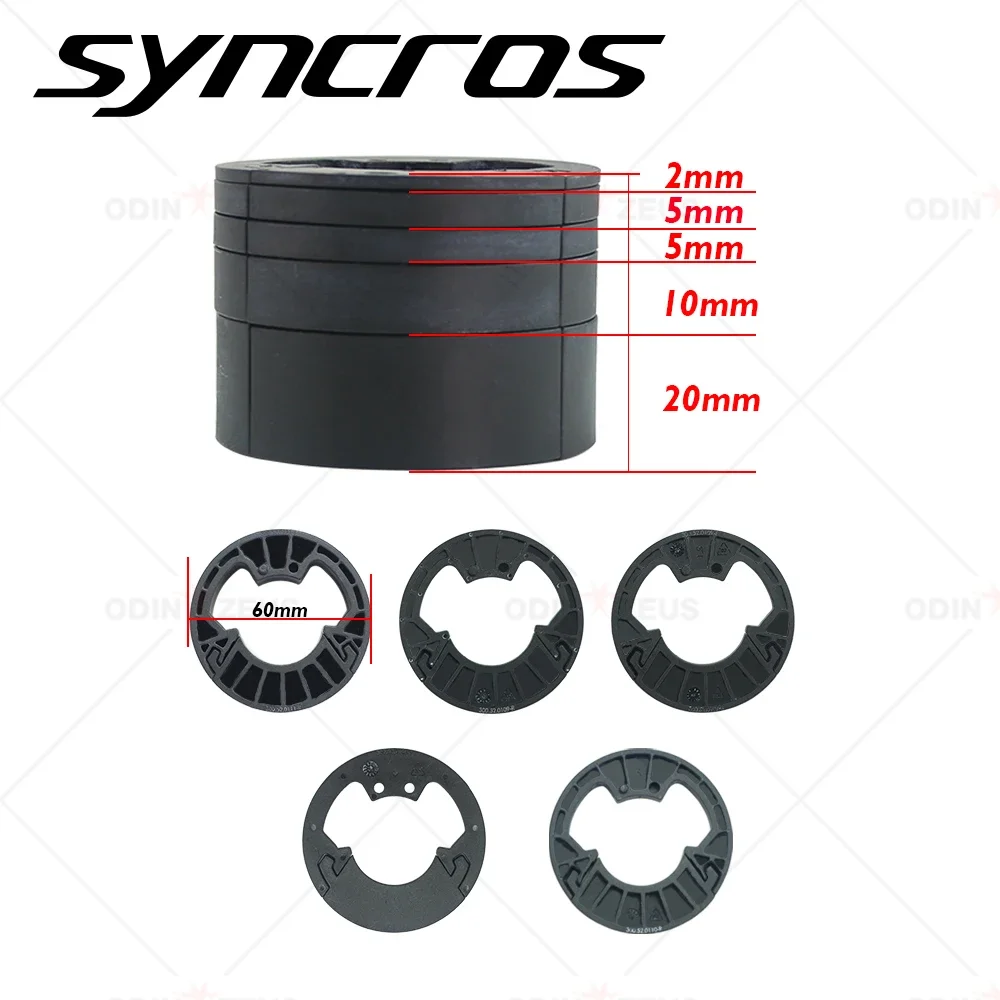 Syncros-MTB Integrated Cockpit Handlebar, Black Matte Carbon Bicycle Parts, Bike Stem, 28.6mm, 17 Degree, 70mm, 80mm, 90mm