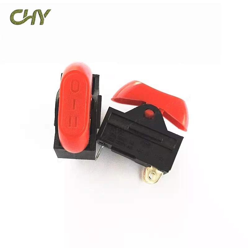 Interruptor para secador de pelo, 3 pines, 3 velocidades, punto plateado de cobre, retardante de llama ambiental, RK2-33, interruptor tipo barco, 10A, 250V