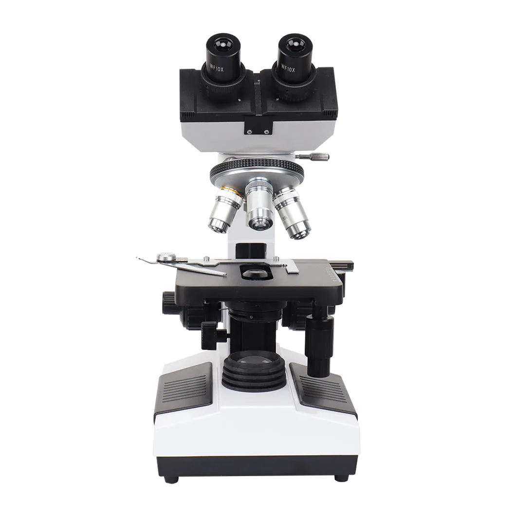 HXSZ-107BN Medical Optoelectronics Portable Binocular Biological Microscope with LED light