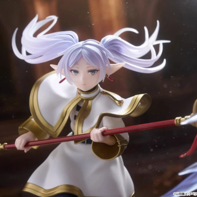 프리렌: 여행의 끝 너머 21cm 프리렌 애니메이션 피규어 모델 조각상 정교한 데스크탑 장식품 컬렉션 장난감 서프라이즈 선물