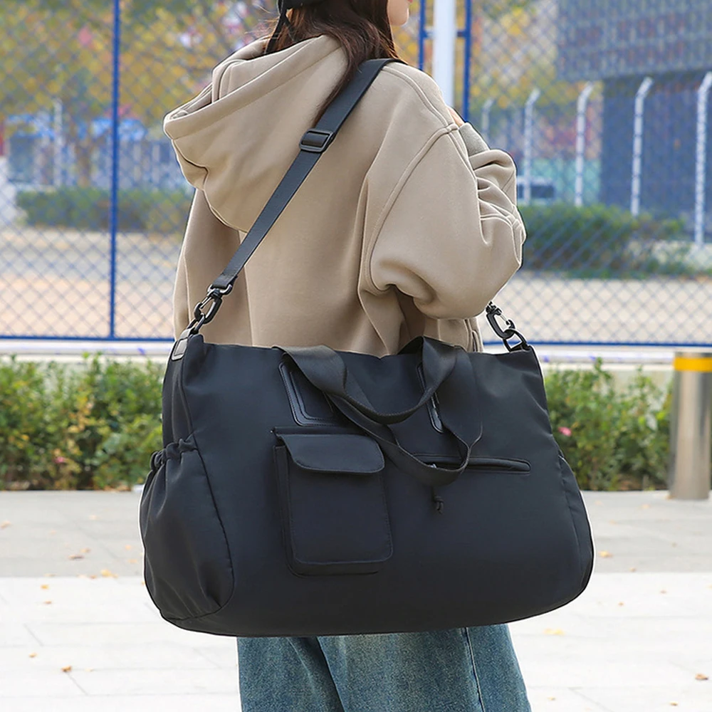 

1 шт., дорожная спортивная сумка для йоги, спортивная сумка для спортзала с отдельным карманом для сухого и влажного тренировок для мужчин и женщин, ночь/недельник