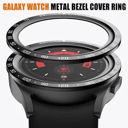 Metal Decor Cover Ring for Samsung Galaxy Watch 4 Classic 46mm 42mm  5 Pro 45mm Case Bumper Bezel Protector Galaxy 5 40mm 44mm