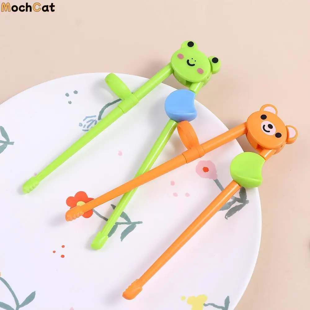 

Lovely Reusable Cartoon Panda Bear Animal Tableware Baby Practice Helper Eating Training Tools Kids Chopsticks