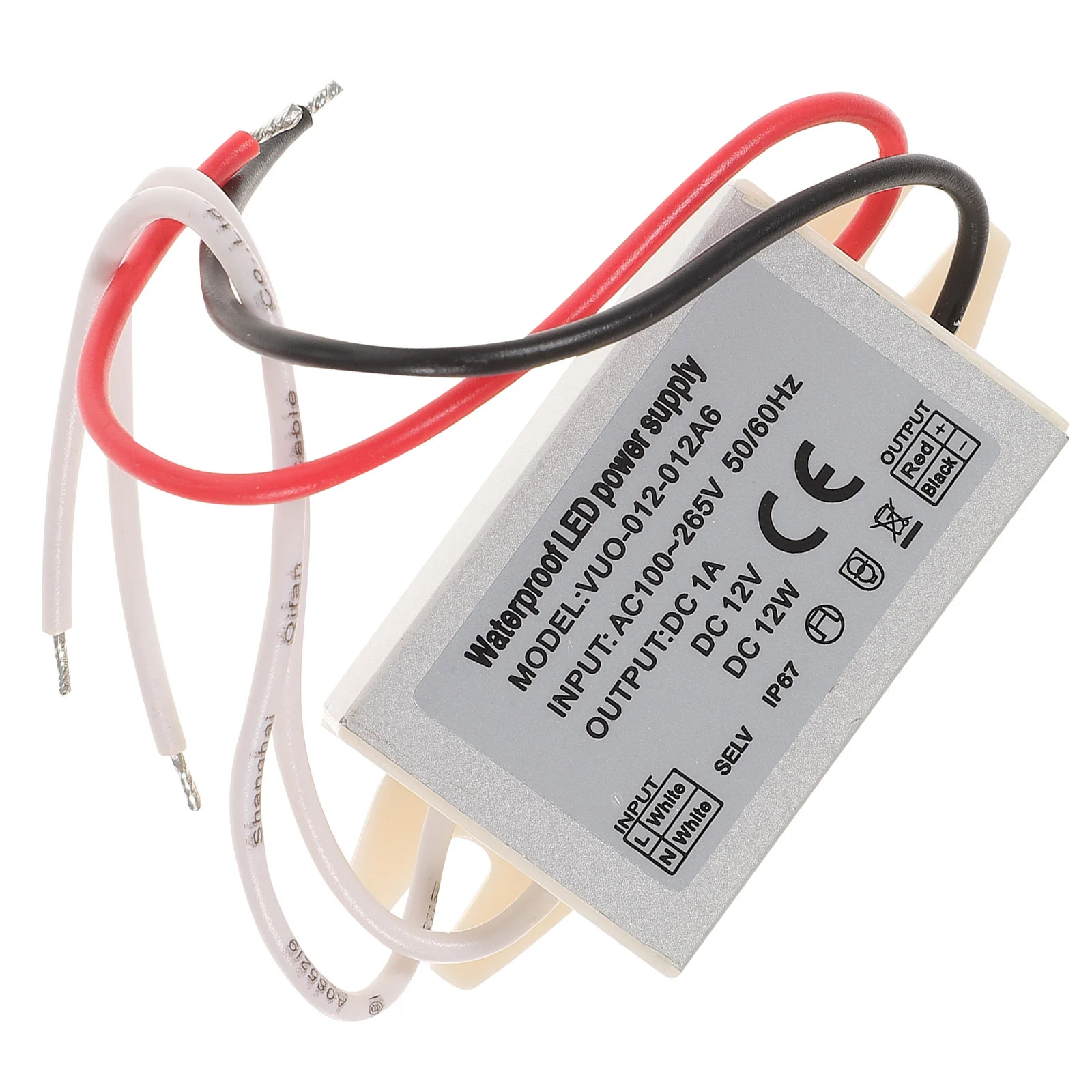 

LED Power 12V DC 12W Waterproof IP67 Adapter for Led Switching Power Adapter LED Strip Lights G4 MR11 MR16 Constant Voltage