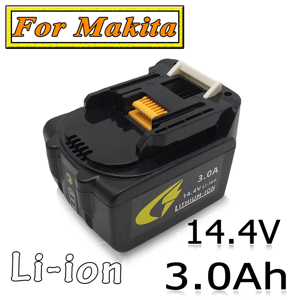 For Makita Power Tools Rechargeable Li-ion Battery 14V  3000mAh Battery  BL1460 BL1430 1415 194066-1