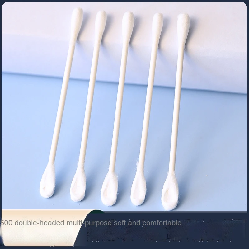 Makeup cleaning dirt disinfection household ear cotton swab double-ended paper stick disposable cotton swab cotton swab