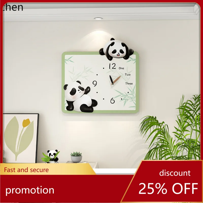 

ZML wall clock for living room, new model with a high-end feel, modern, simple and creative