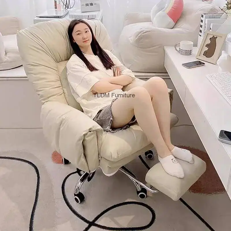 

Makeup Luxury Office Chair Salon Arm Comfortable Nordic Executive Office Chair Computer Reading Muebles Lounge Suite Furniture
