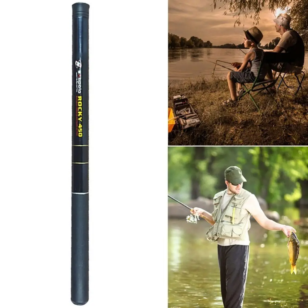 Telescopic Telescopic Fishing Rod Carbon Fiber Ultralight Freshwater Carp Stream Pole Portable Fiberglass Hand Fishing Pole