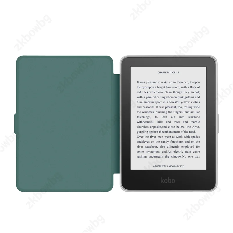 غطاء دوار للفصل المغناطيسي لـ Tolino Shine Color 2024 / Shine 5 2024 Shine4 2022 6 "الكتب الإلكتروني حافظة خلفية من الأكريليك الشفاف