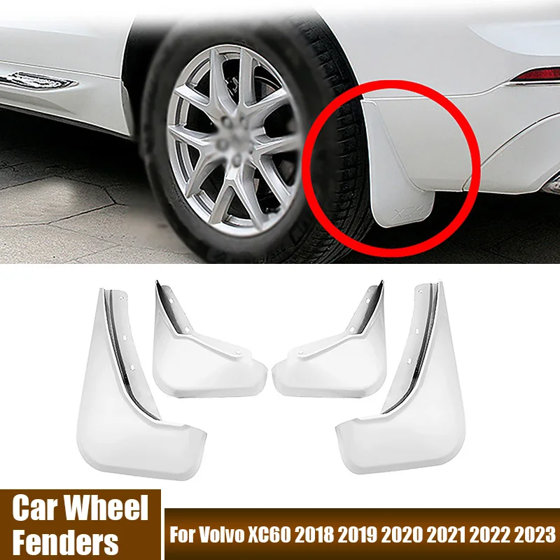 Car Wheel Fenders Fit For Volvo XC60 2018 2019 2020 2021 2022 2023 Front,Rear Protection Wheel Mudguards Mud With Accessories