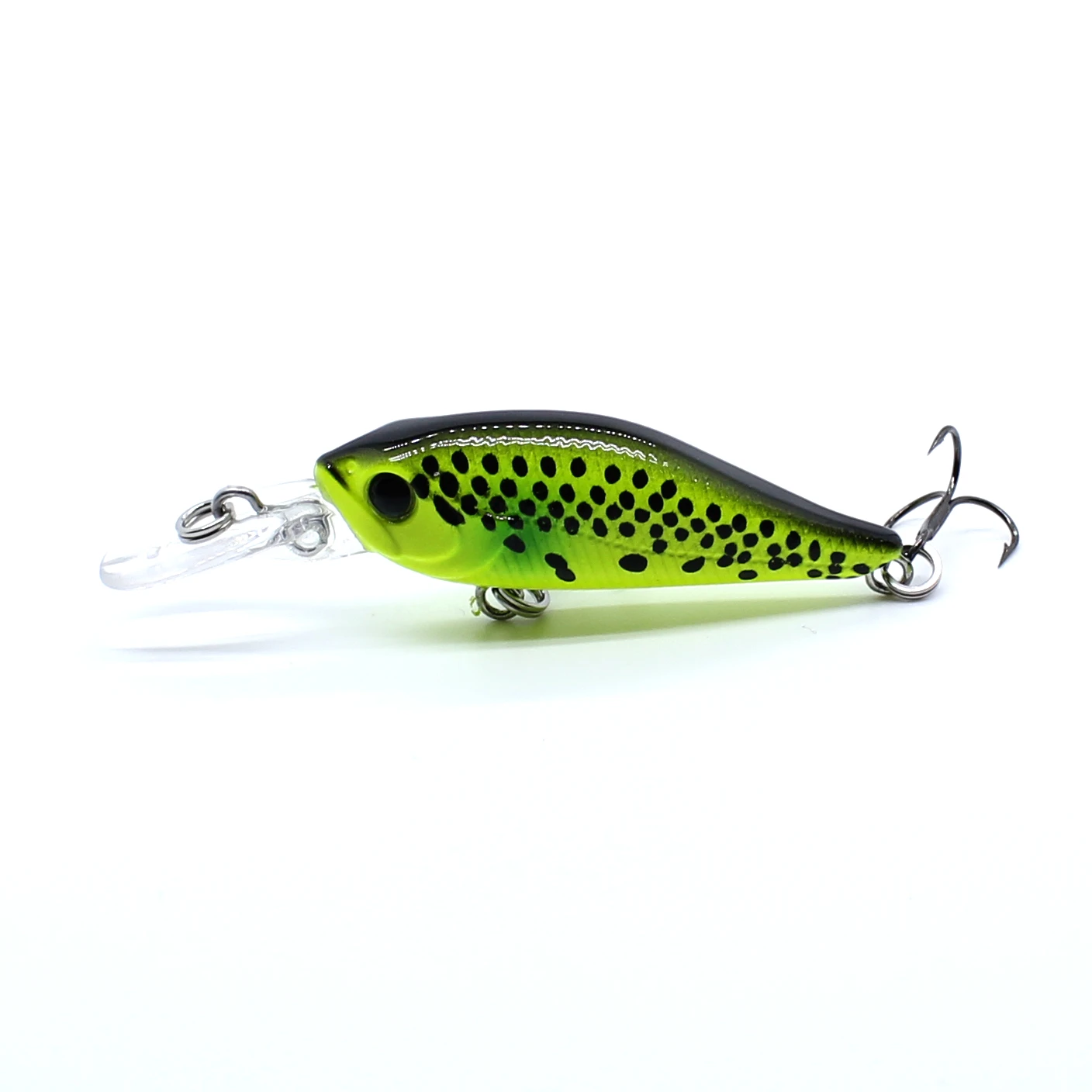 AOCLU-Mini Minnow Shad, 40mm, 2.5G, 0.7M, Deep Diver Swimmer, Floating Crankbait, Wobbler, Strong VMC Hooks, Japan Quality