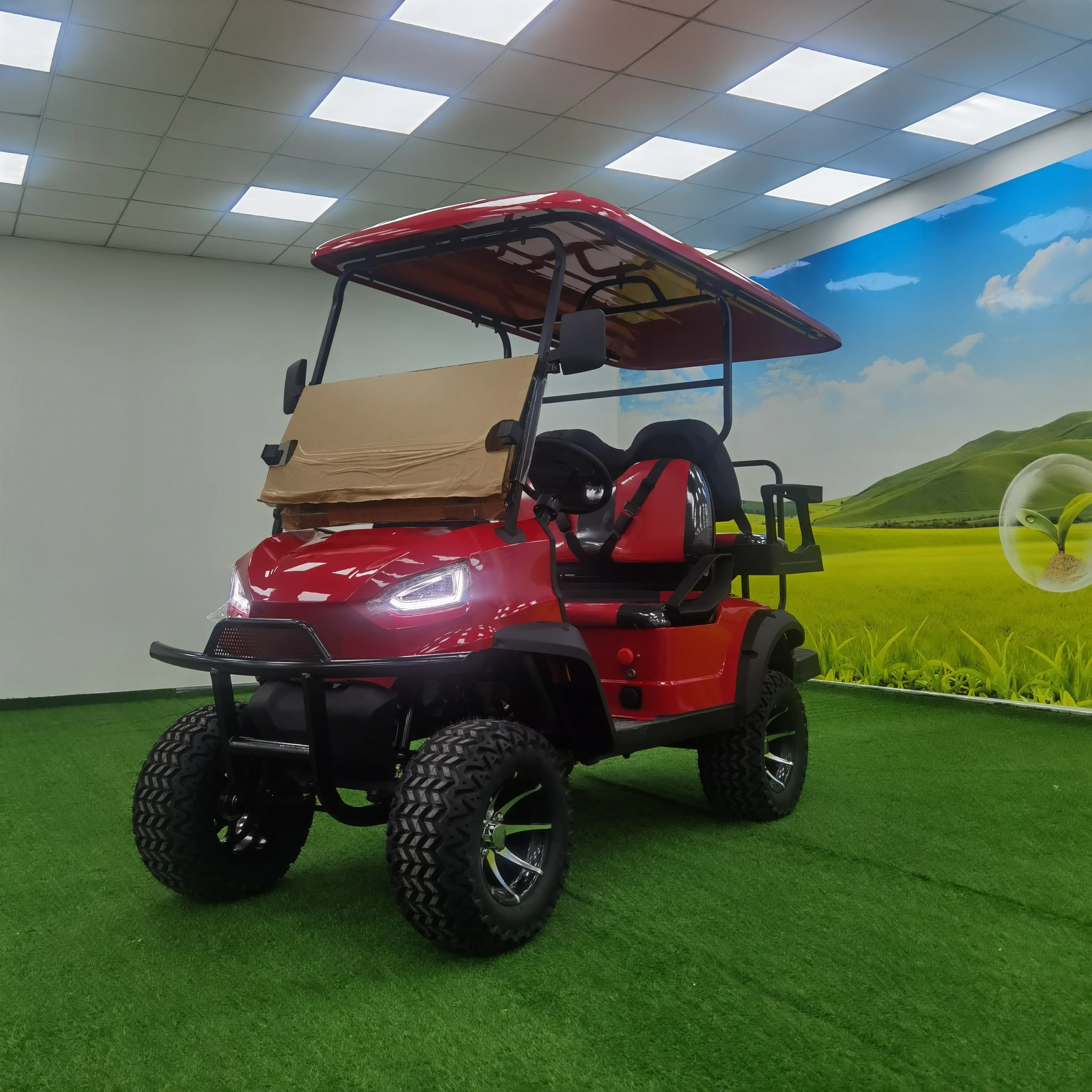 مصنع محترف 4 مقاعد سيارات صغيرة لعربة الجولف الكهربائية للبالغين #2
