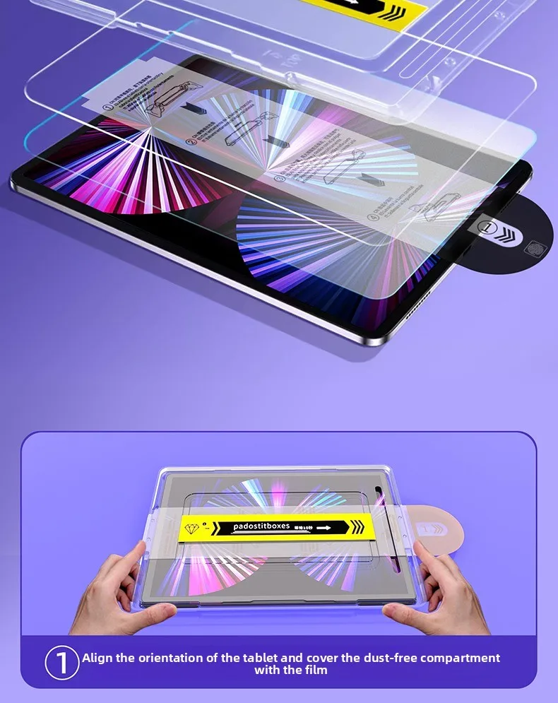 زجاج مقسى لجهاز iPad Air 13 11 5 4 Pro 13 M4 A16 11th 2025 12.9 في واقي الشاشة iPad 10 9 10th 9th Mini 7 6 فيلم فوري